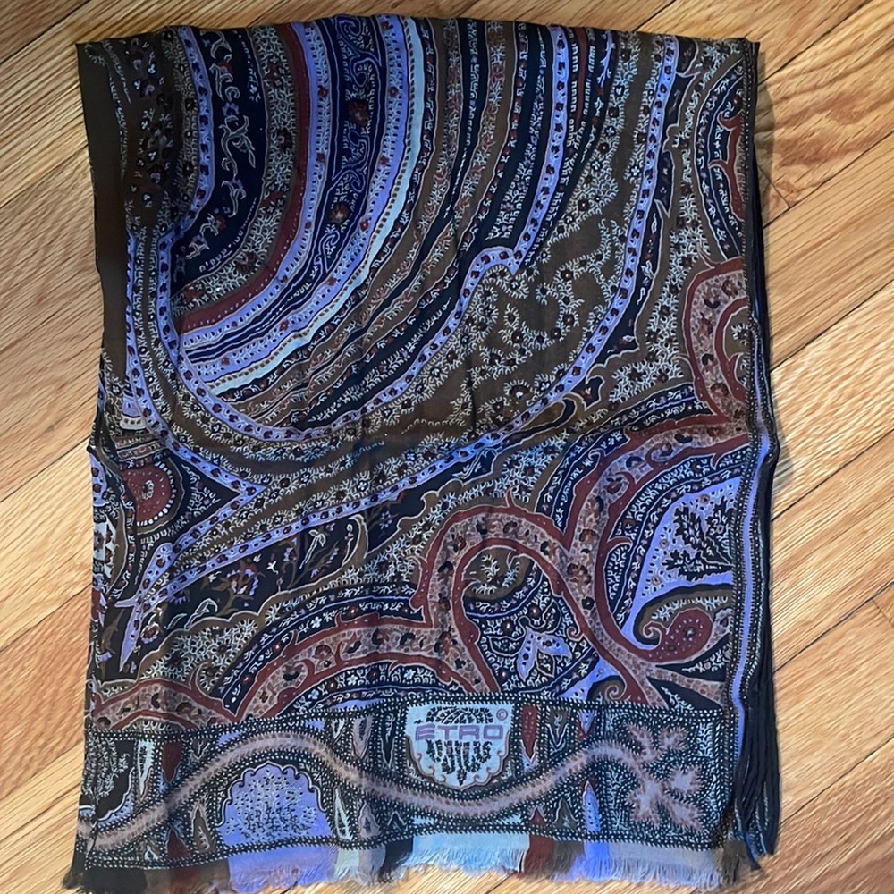 Etro paisley scarf